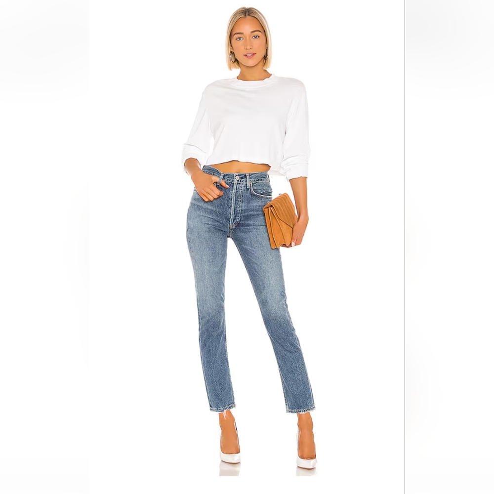 AGOLDE Slim Fit High Rise Jeans Size 25